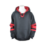 Youth Retro Hockey Hoodie With Lace (Style#HH3030BR)