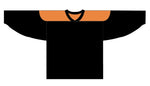 Adult 2 Tone Hockey Practice Jersey (Style #HJ3610) - Black / White