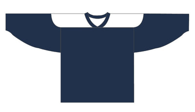 Adult Hockey Practice Jersey 2 (Style #HJ3600) - Navy / Orange / Gold